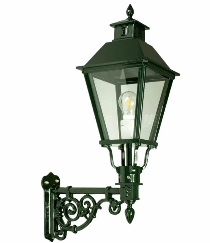 Oudhollandse buitenlamp Katwijk M zwart