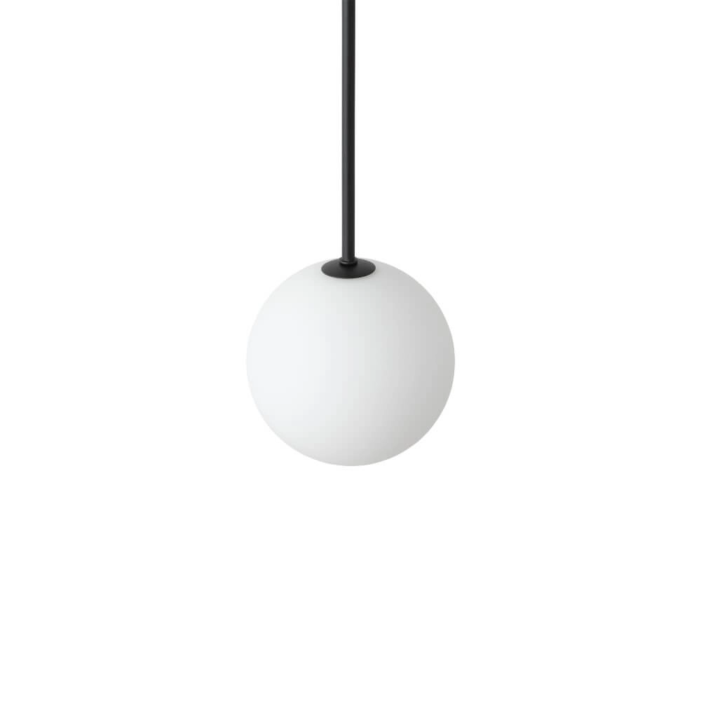 Glazen plafondlamp Kier L zwart - 140cm Lyora 5903139103107