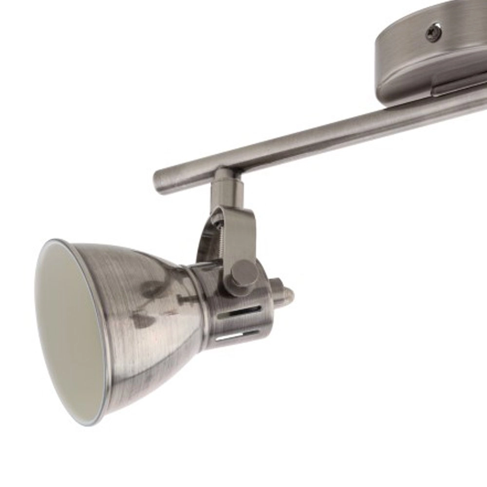 Led plafondspot Seras 2-lichts nikkel met creme Eglo 9002759965532