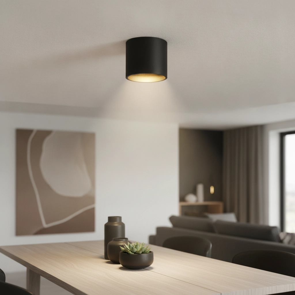 Led opbouwspot Orleans zwart