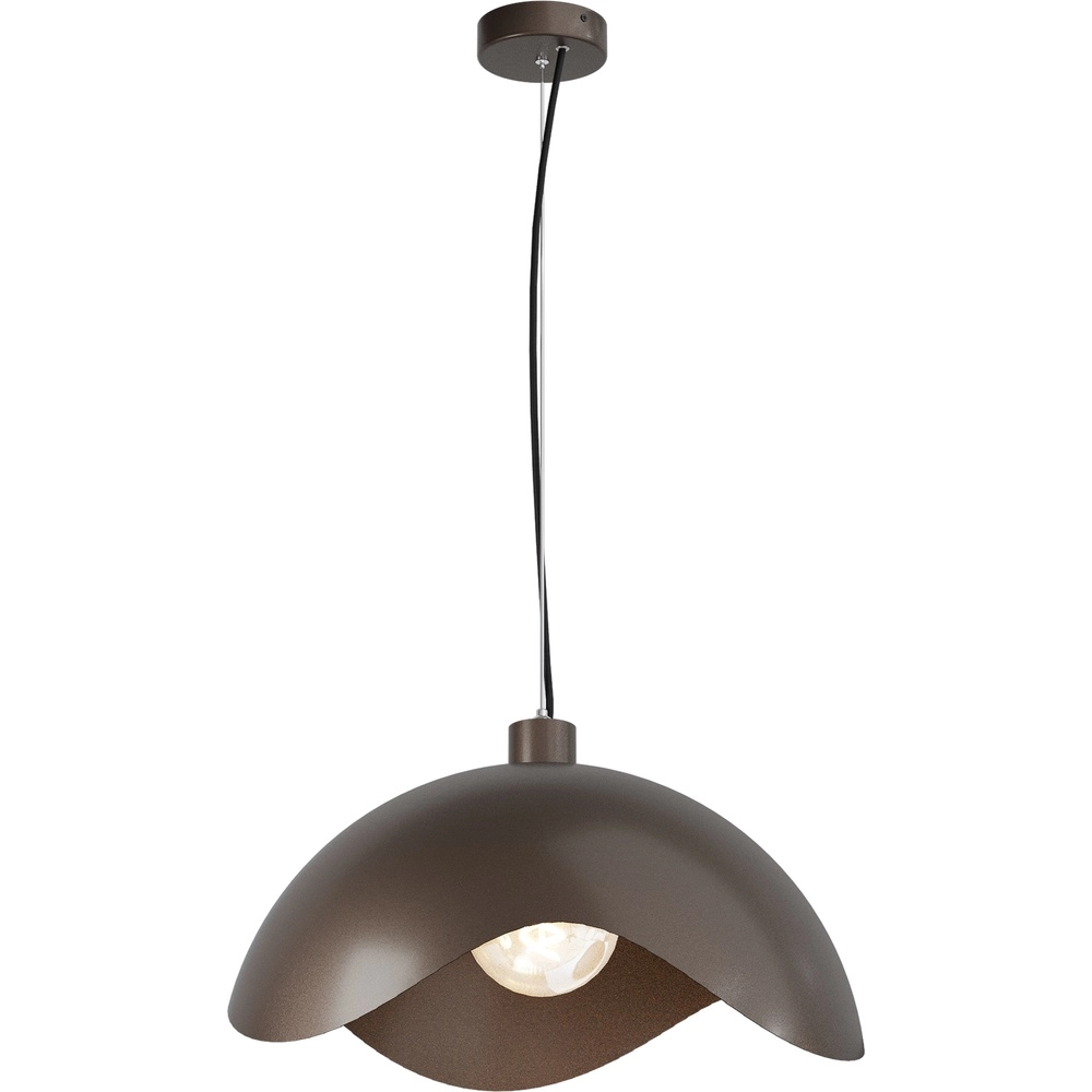 Design hanglamp Volta Ø50cm - golvend - cacao