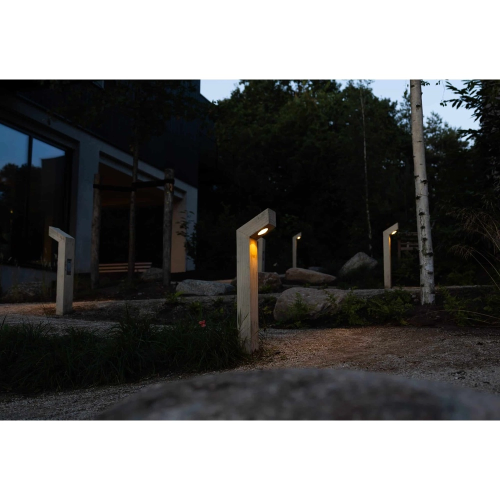 Houten padverlichting Punto Accoya - 80cm - 2700K Timberlab 8716803514096