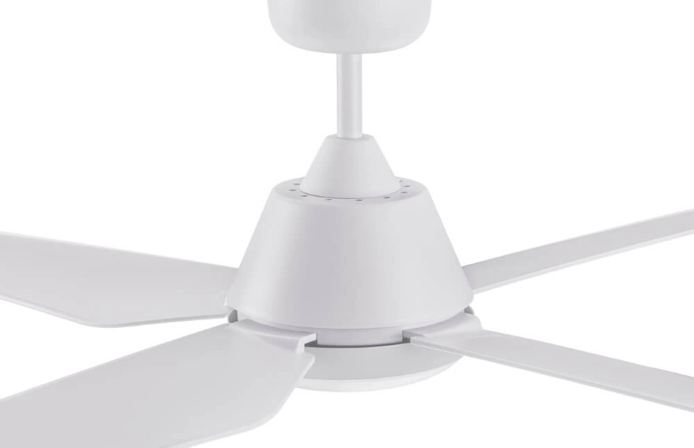 Plafondventilator met lamp Aria Led Ø 122cm wit IP55 Beacon 9333509129813