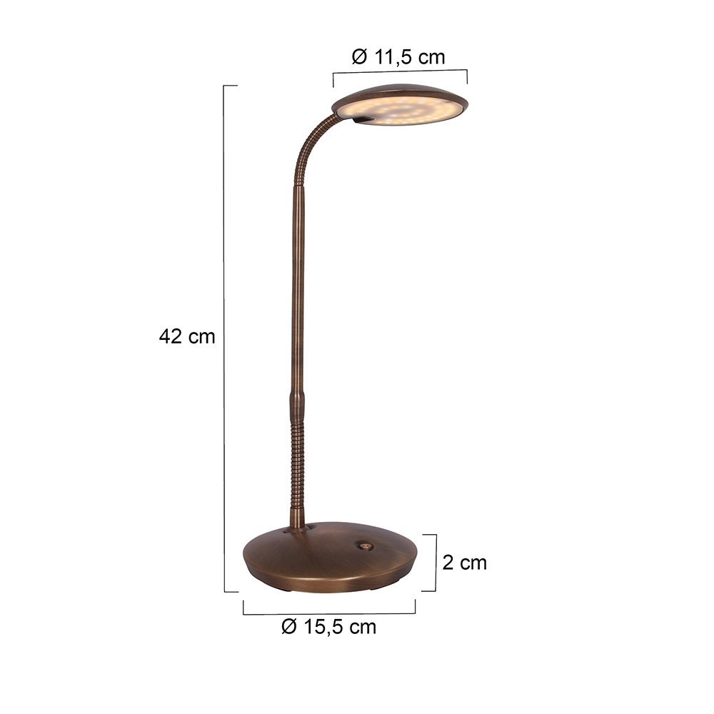 Led bureaulamp Zenith Klassiek Steinhauer 8712746116984