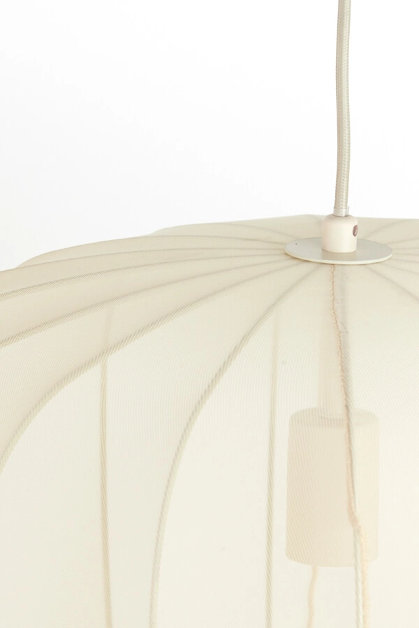 Japandi hanglamp Plumeria crème Ø 50cm Light & Living 8717807651411