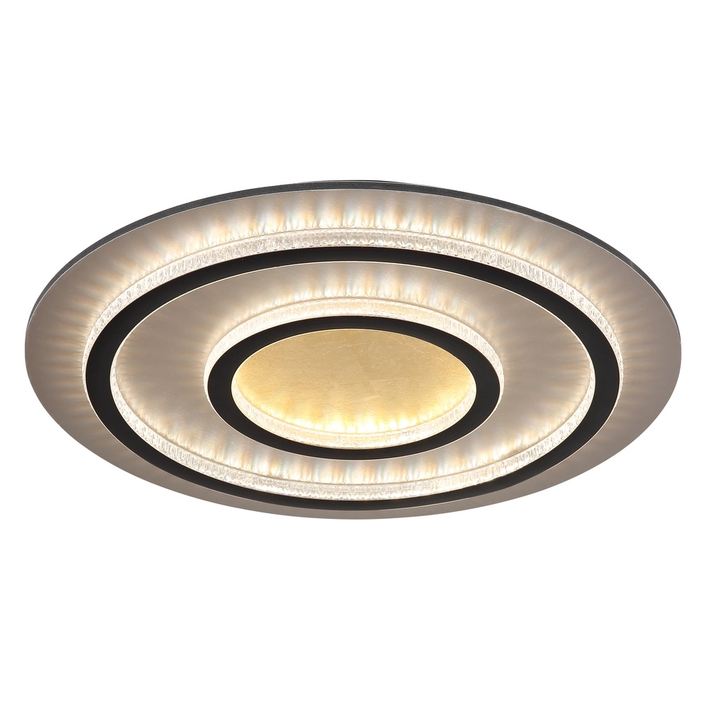 Plafondlamp Jayden zwart Ø 55cm