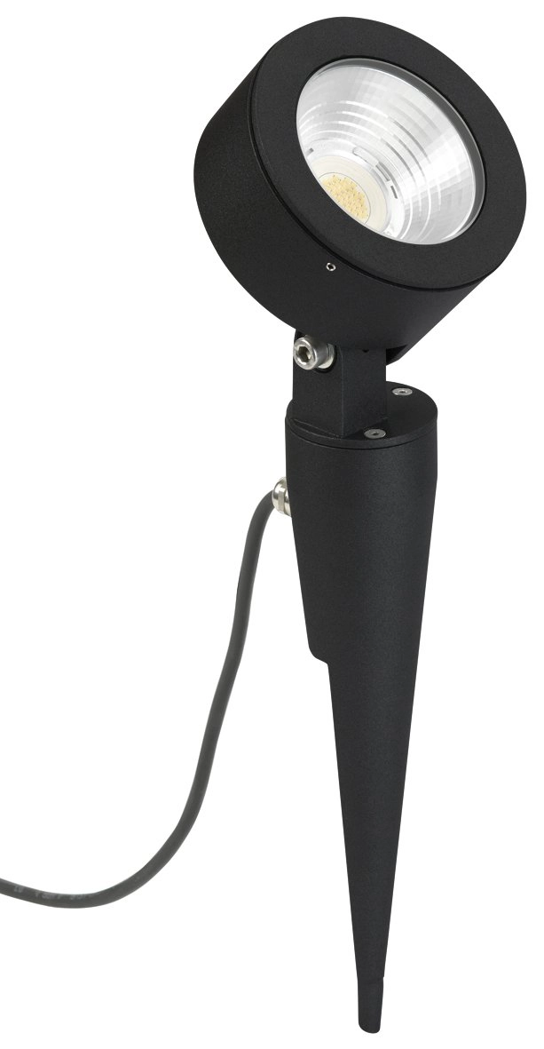 Led Spike spot Growie 12 watt - zwart