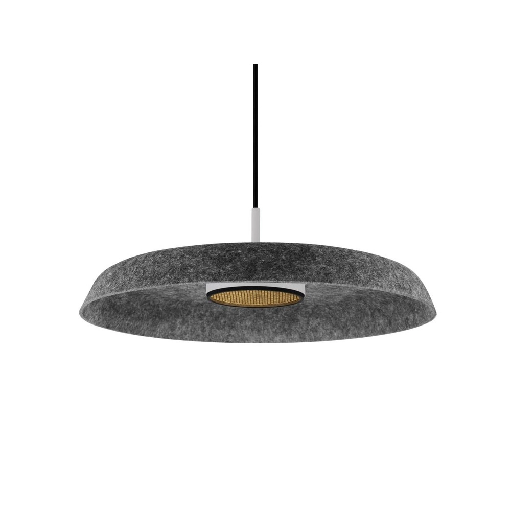 Vilt kap Grip! Flat Ø 50 x 6,2cm antraciet SLV 4024163316217