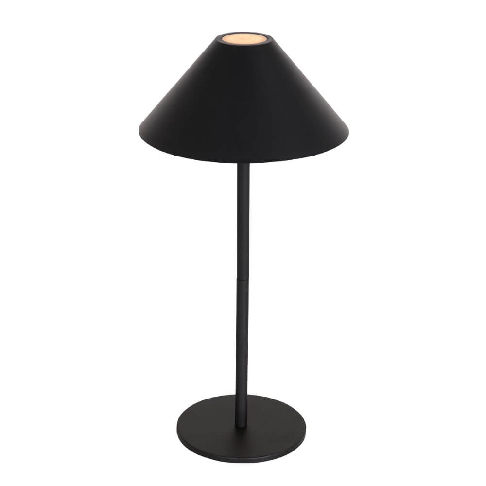 Zwarte schemerlamp Ancilla
