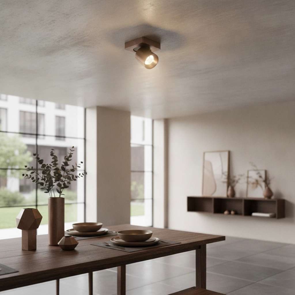 Led opbouwspot Laguna brons bruin