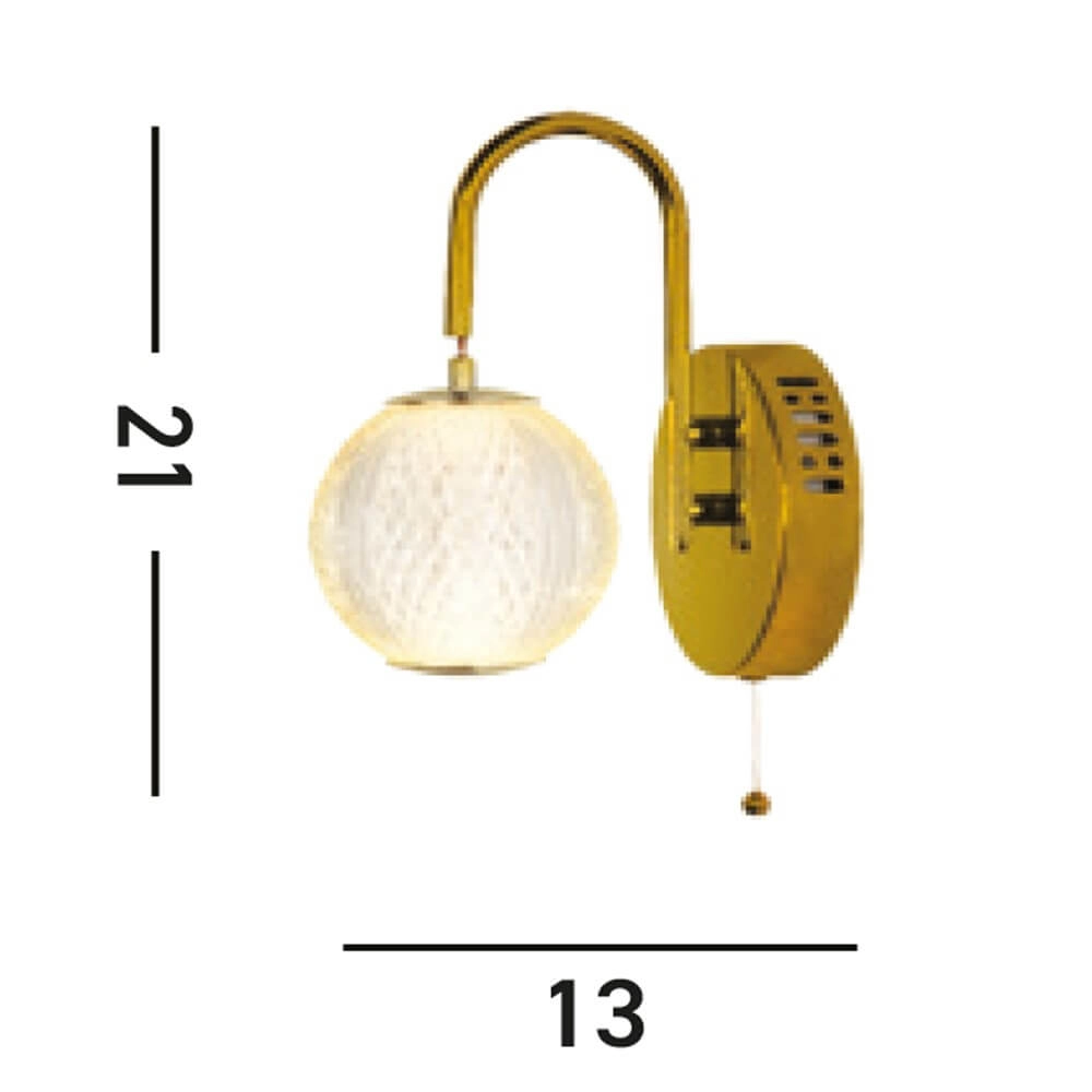 Wandlamp Allure oosters Searchlight 5053423273983