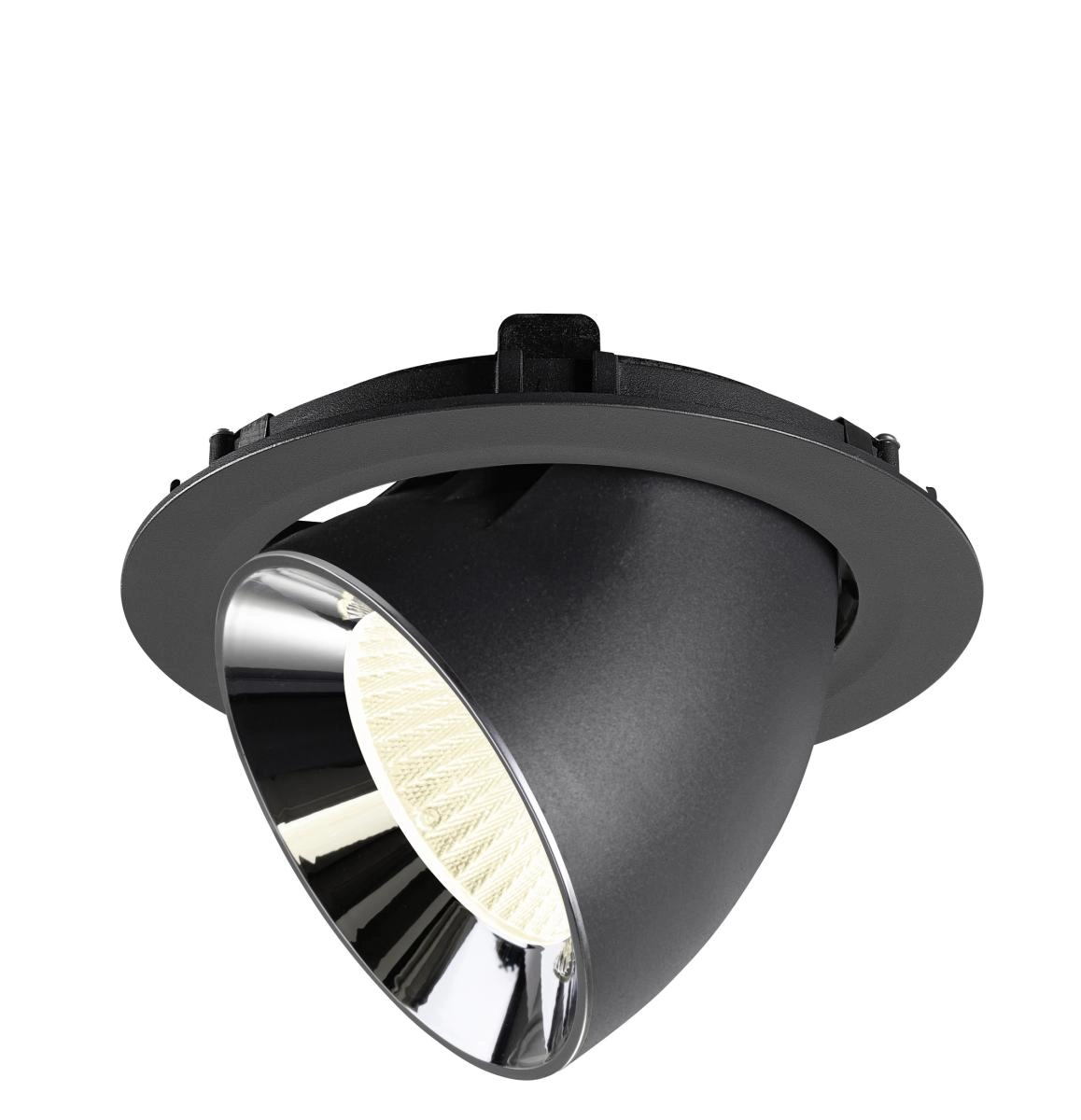Inbouwspot Numinos Gimble XL zwart/chroom 4000K - 40gr SLV 4024163308496