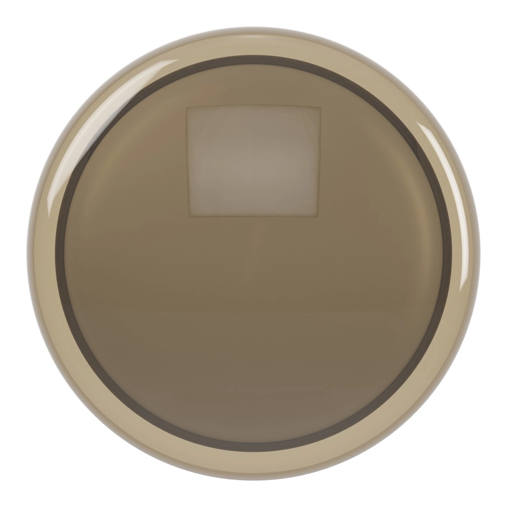 Design plafondlamp Conistarino wit met bruin Ø 40cm