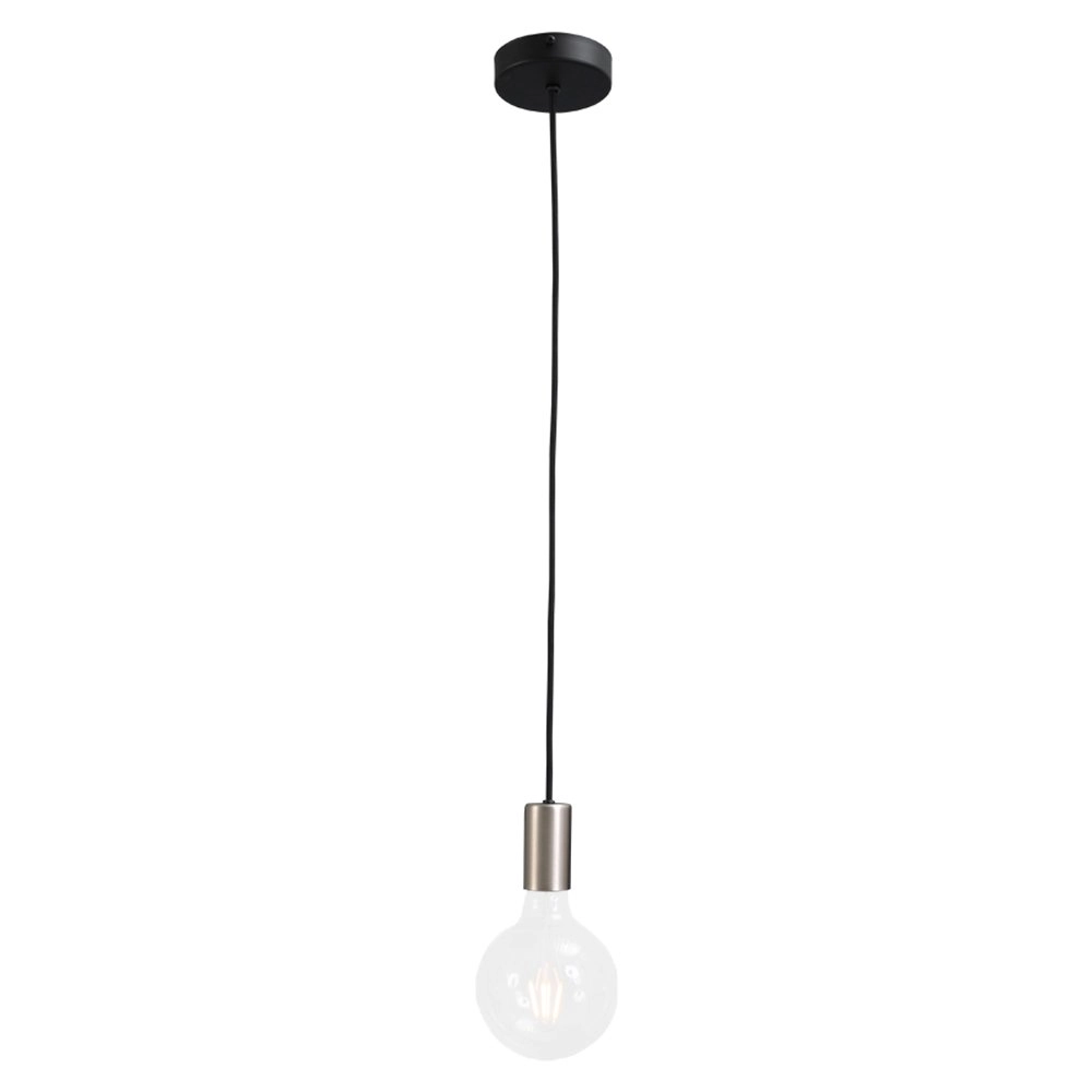 Hanglamp Concepto pendel zwart met metaalgrijs Masterlight 8718121143057