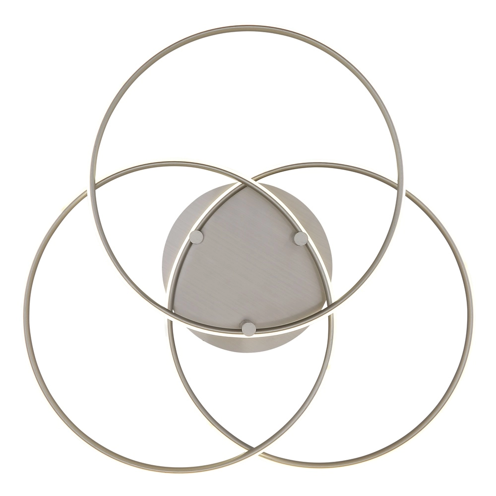 Design plafondlamp Kombos nikkel Globo 9007371533473