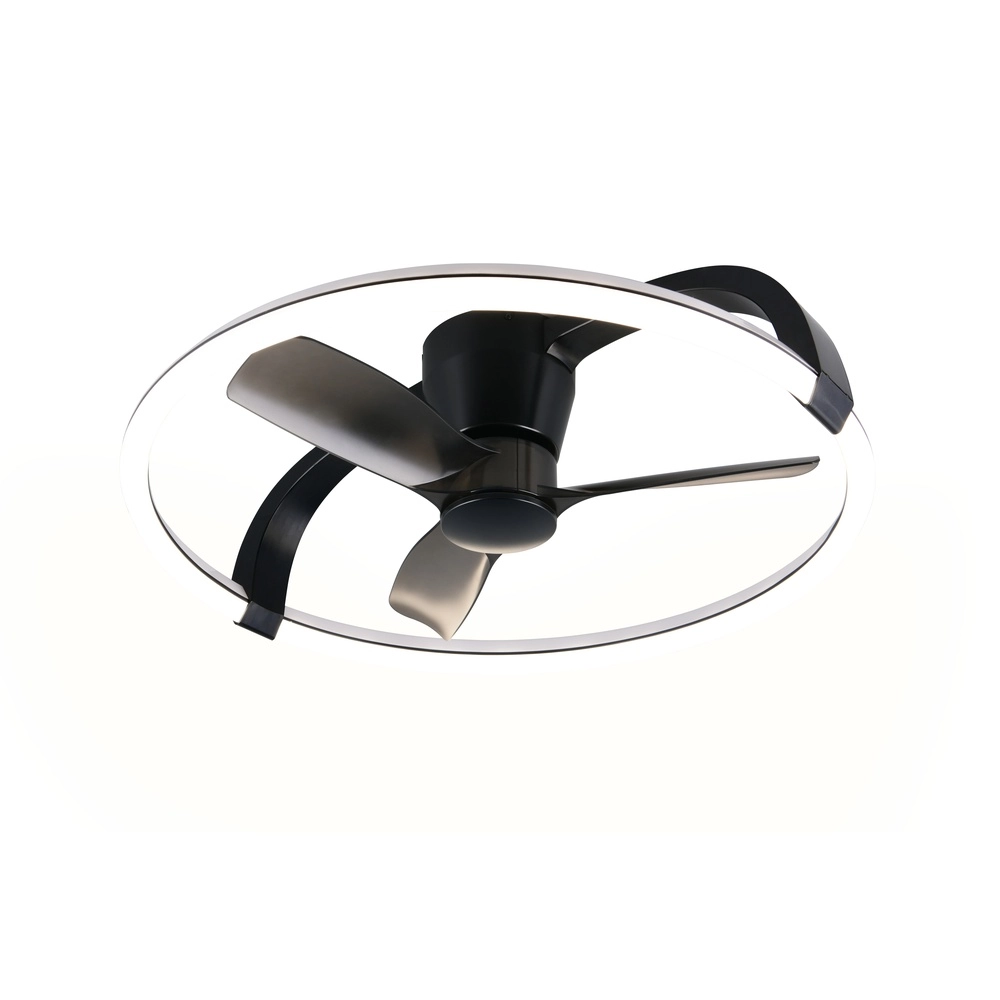 Smarthome ventilator Stockholm zwart Ø 73,5 Tuya Trio 4017807693133