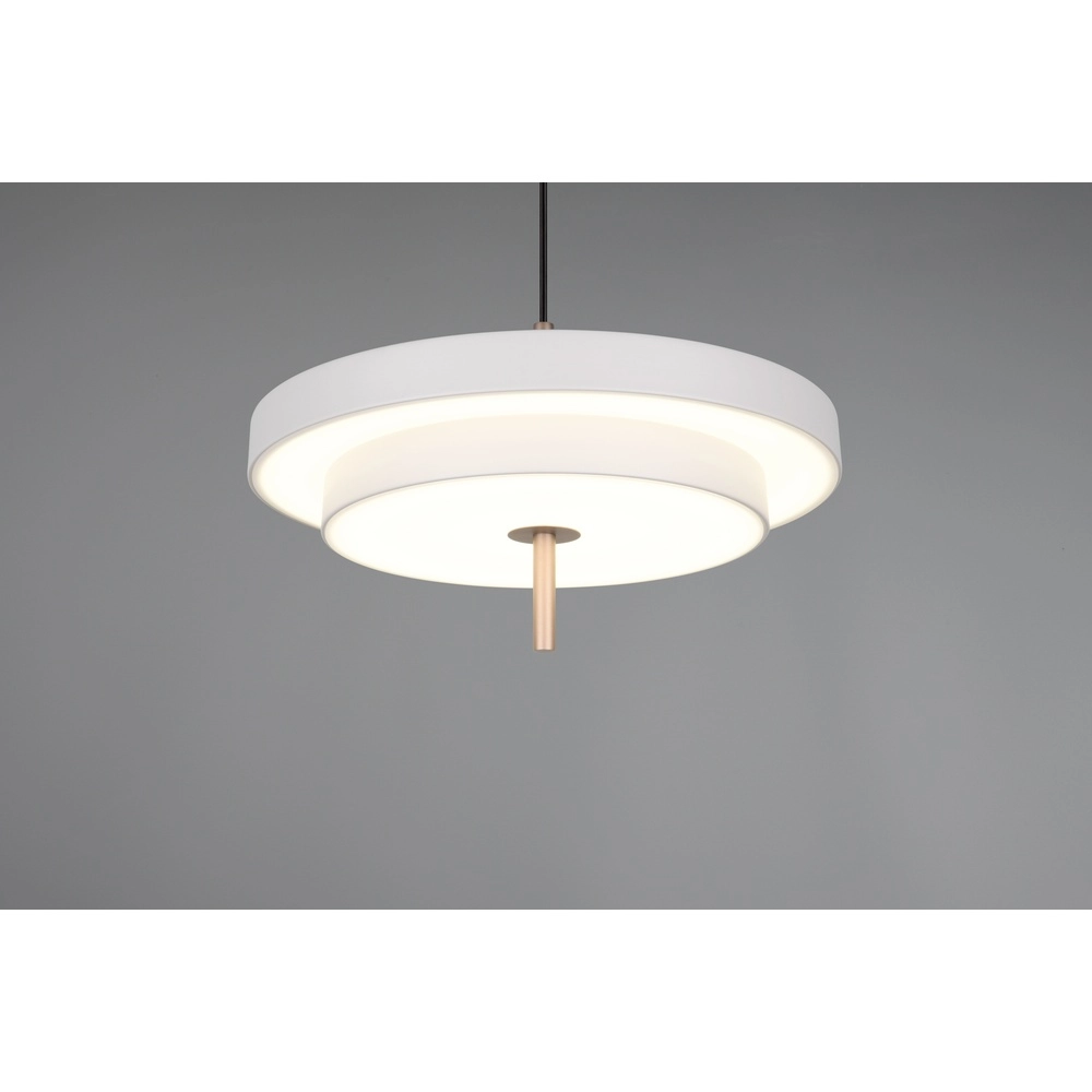 Design hanglamp Keaton wit Ø 40cm Trio 4017807653373