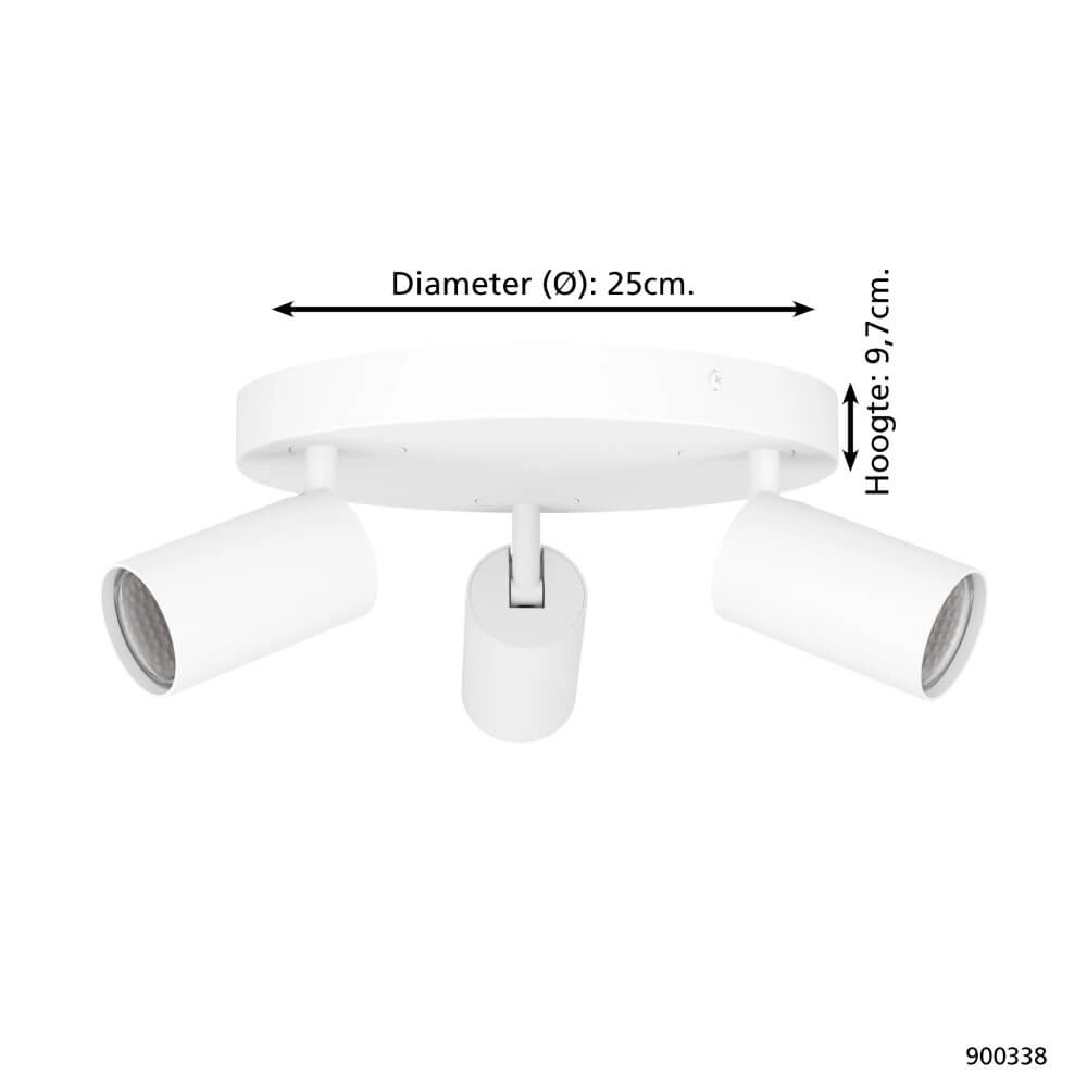 Plafondlamp Zigbee Telimbela-Z Ø 25cm wit Eglo 9008606239962