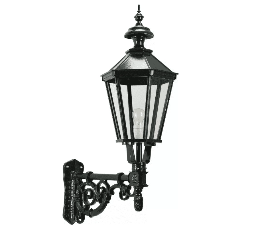 Nostalgische buitenlamp Lisse zwart KS verlichting 8714732123440