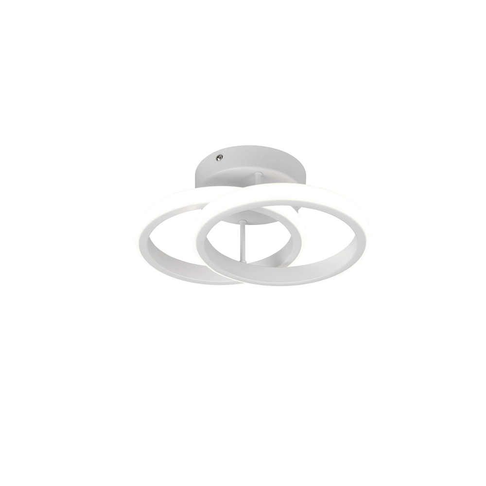 Witte plafondlamp Kasia rond design