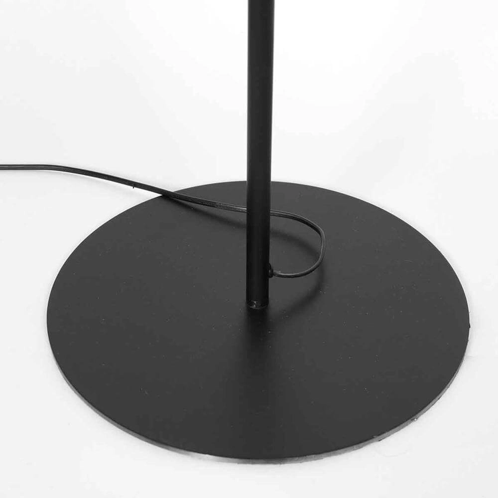 Vloerlamp Bloeba zwart met bamboe Steinhauer 8712746176919
