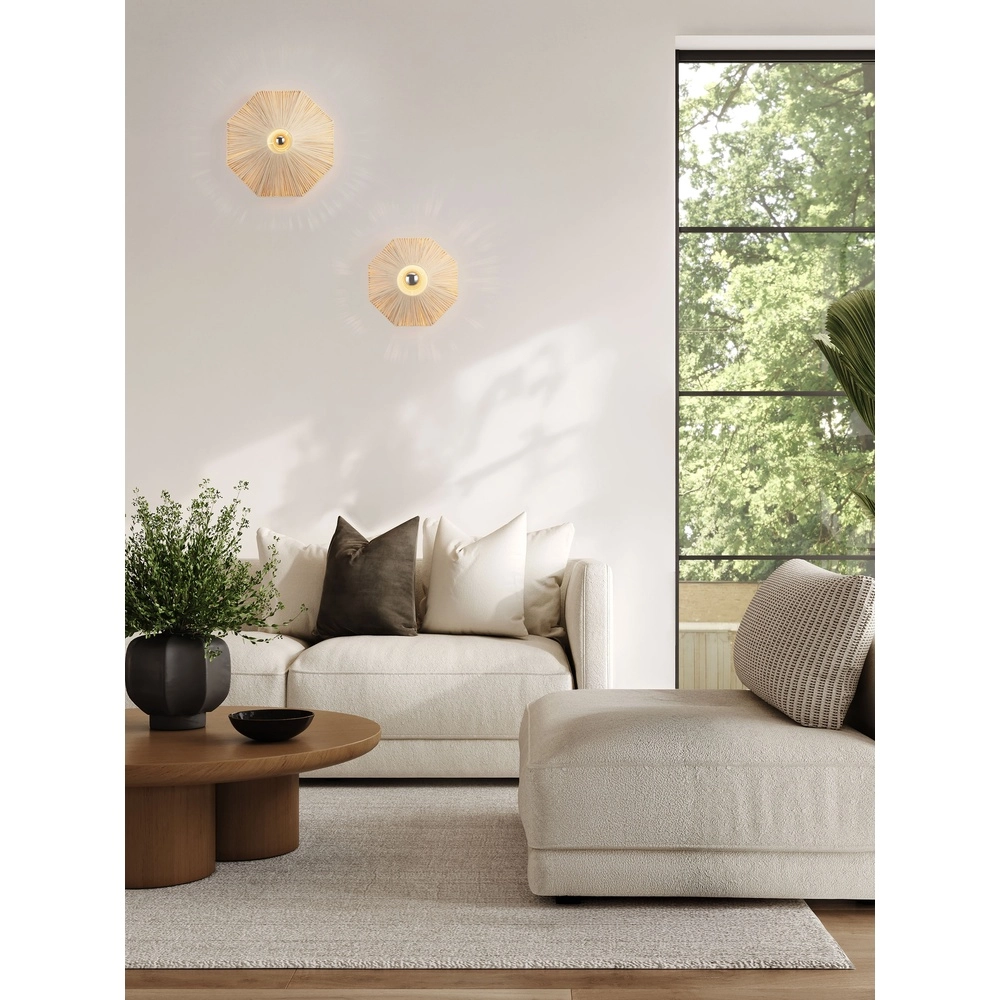 Japandi wandlamp Elvio Ø 30cm Lyora 5212017493880