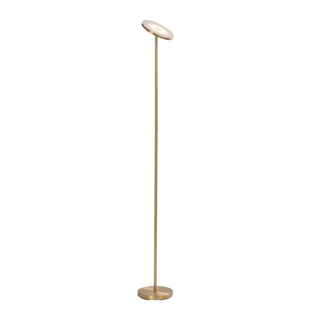 Strakke vloerlamp Novara brons