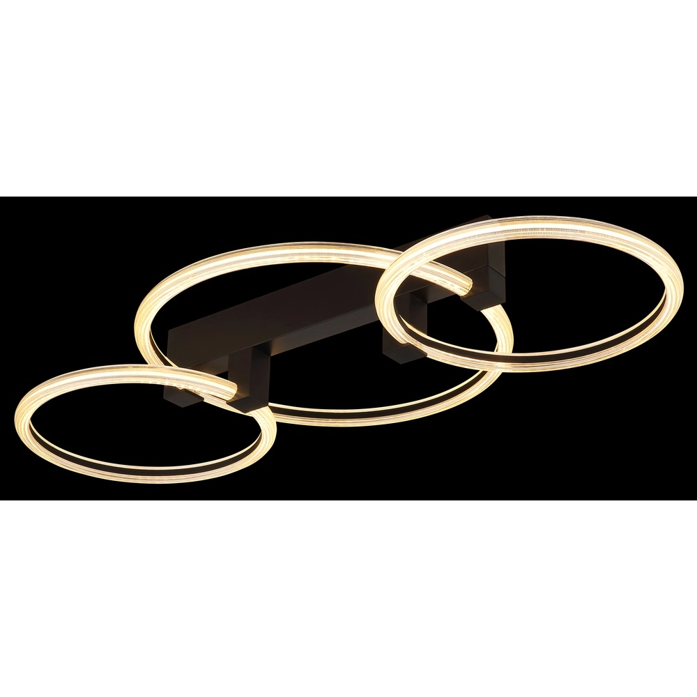 Plafondlamp Fletcher design zwart Globo 9007371592289