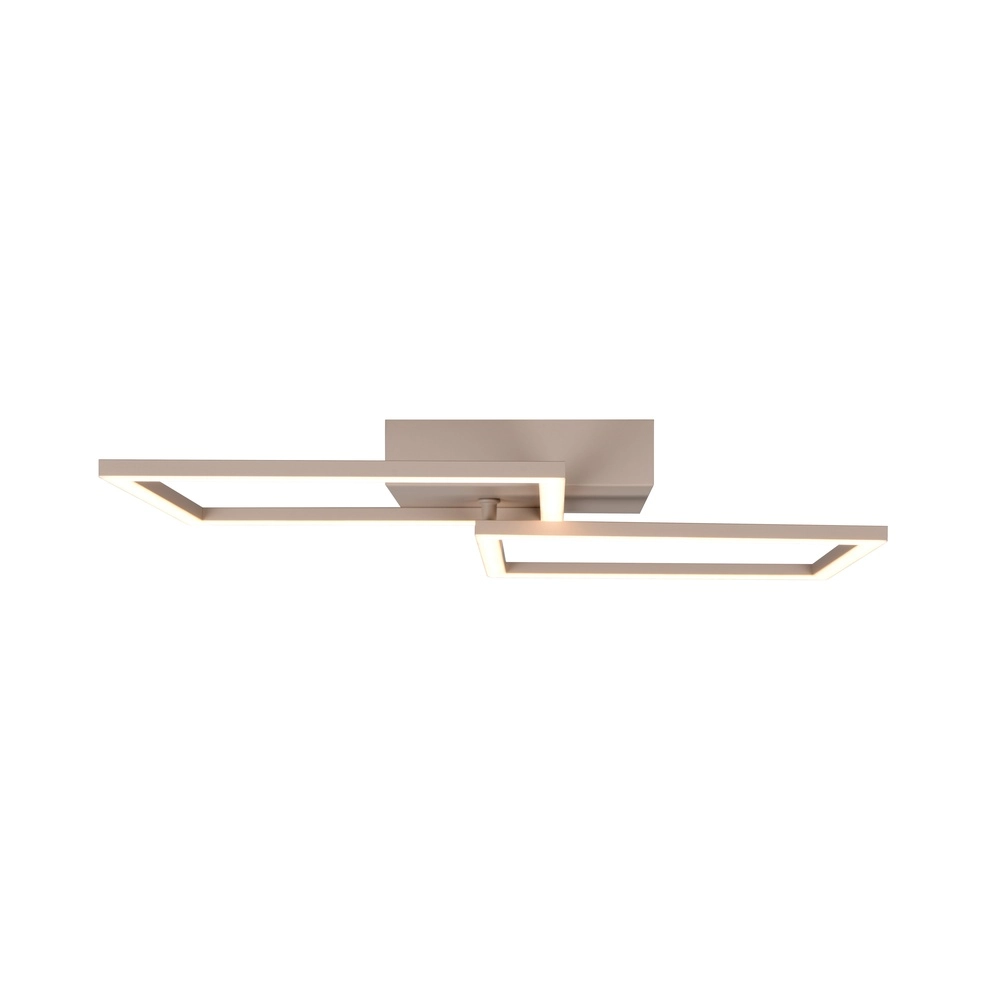 Moderne plafondlamp Trail 60cm zand bruin Trio 4017807713572