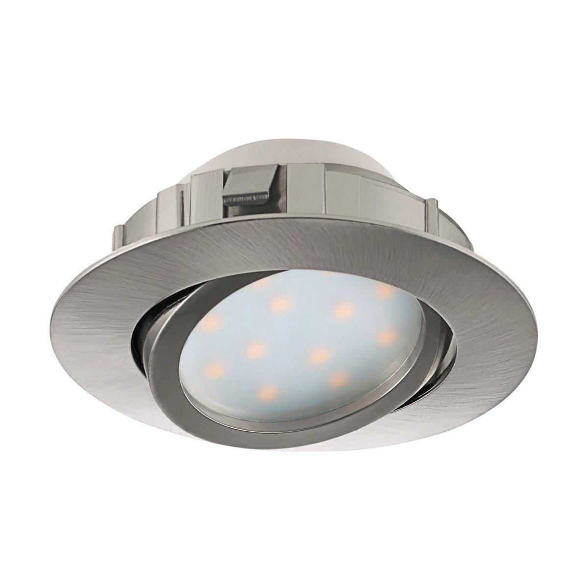Led plafondspot Pineda Round 6w - 3000K - 8,4cm nikkel