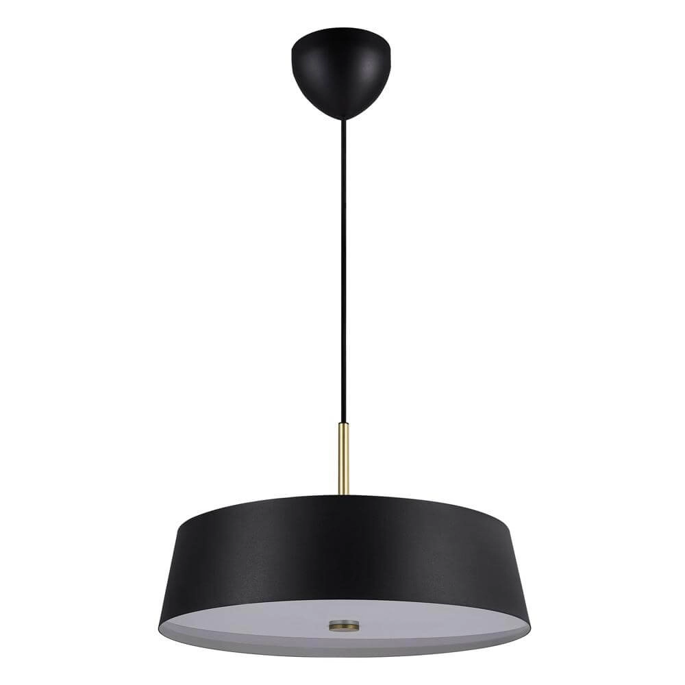 Strakke hanglamp Clasi zwart Ø 45cm Nordlux 5704924015939