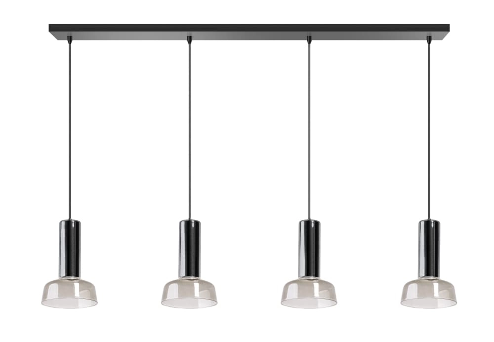 Hanglamp Beal smoke glas 120cm