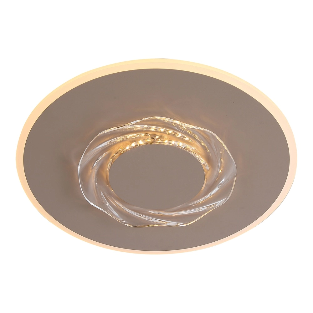 Moderne plafonniere Wreath zand bruin