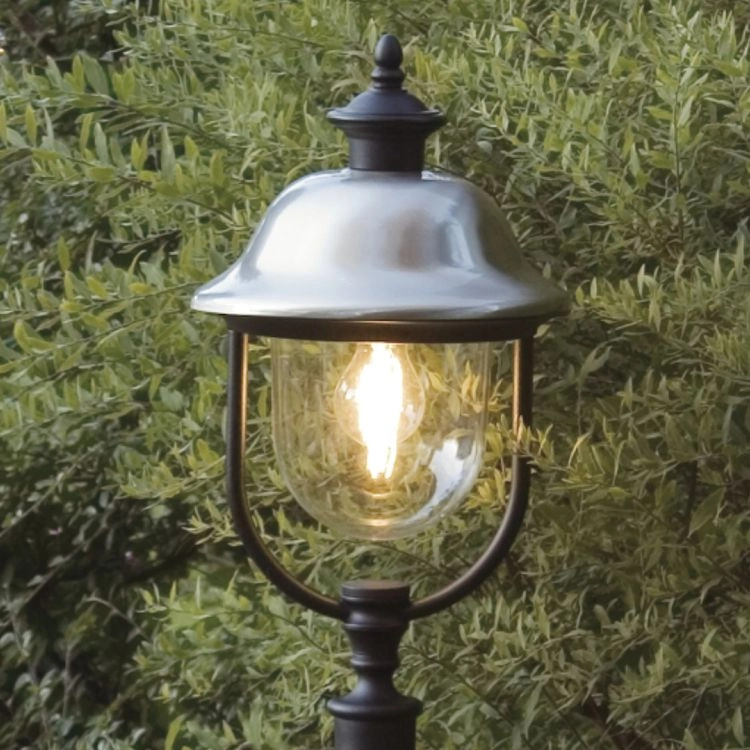 Terraslamp Parma 125cm rvs met zwart KonstSmide 7318307242003