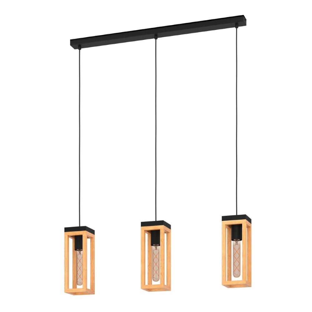Houten eettafellamp Nafferton