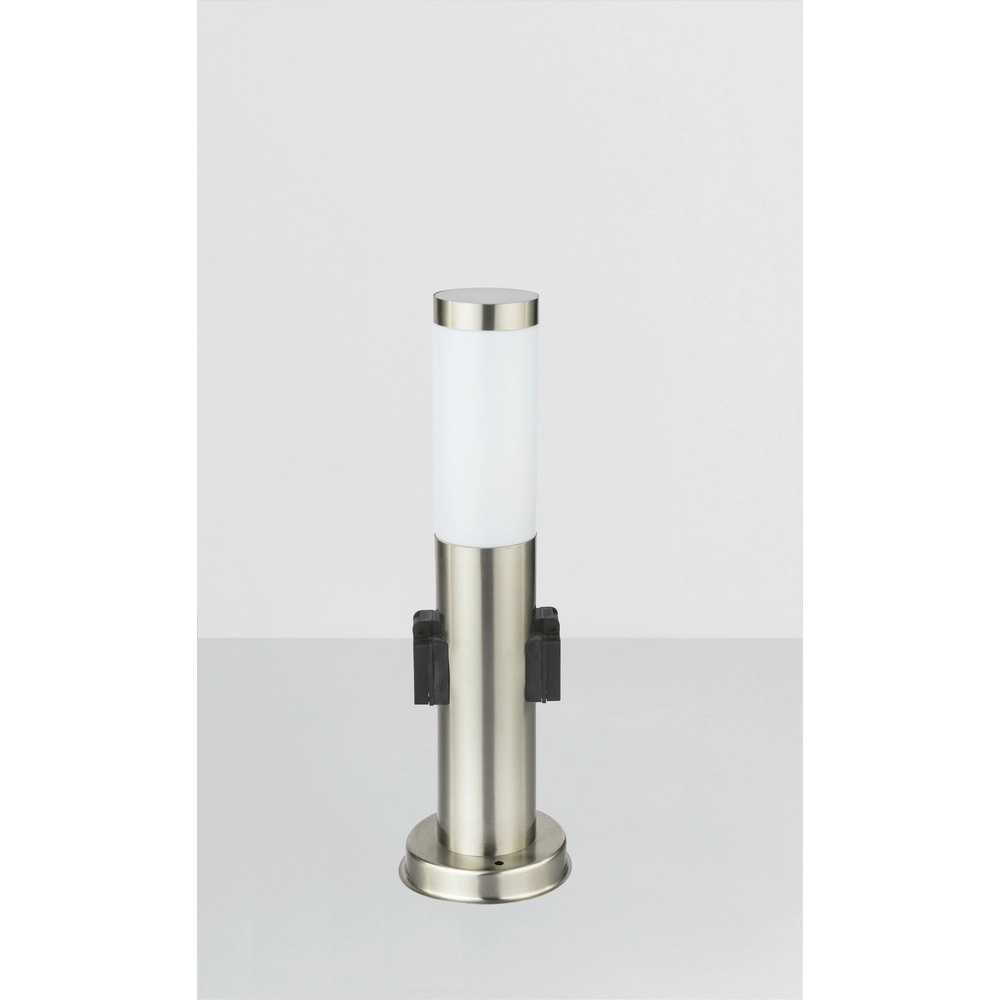 Tuinlamp Boston RVS met stopcontact Globo 9007371123926
