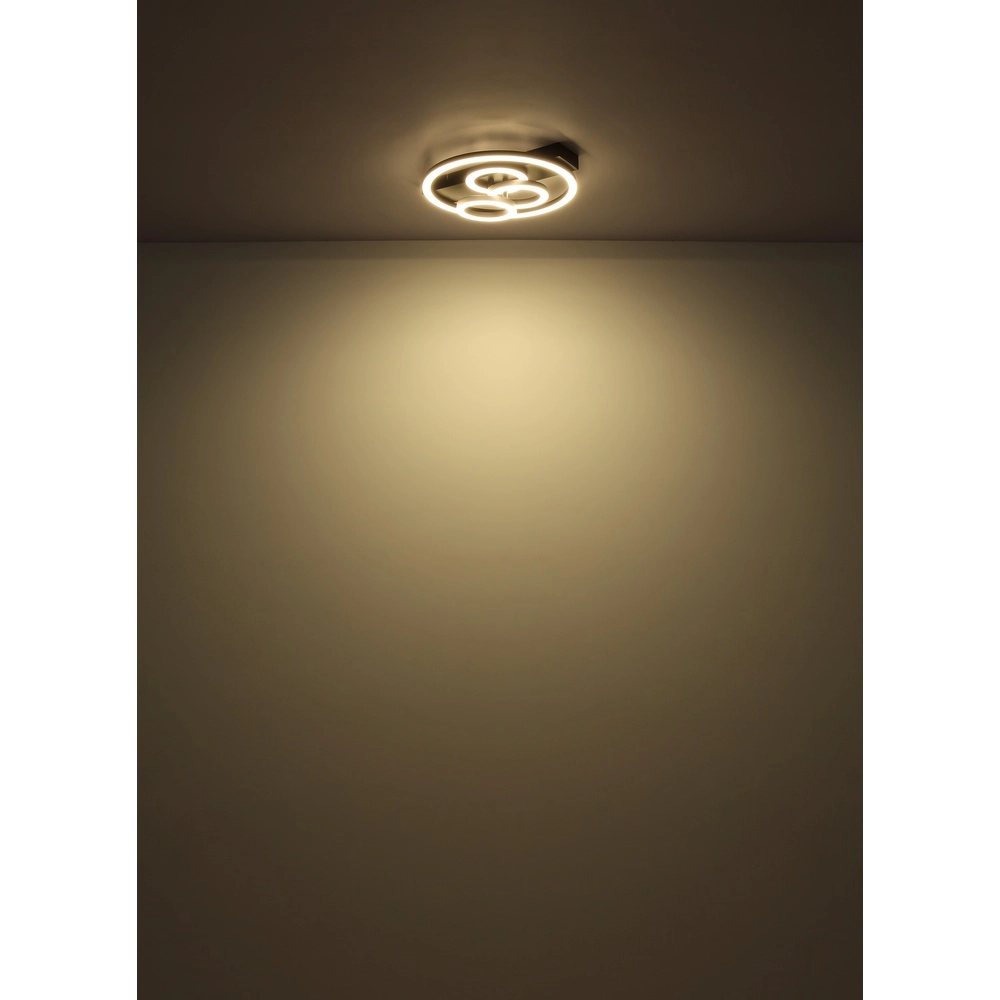 Zwarte plafondlamp Darryl I design Globo 9007371487295