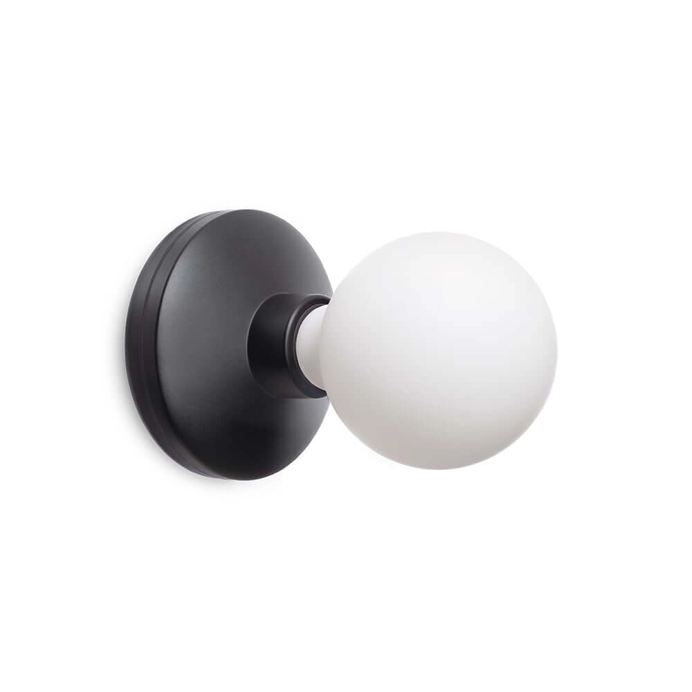 Oplaadbare wandlamp Bee Black Frosted