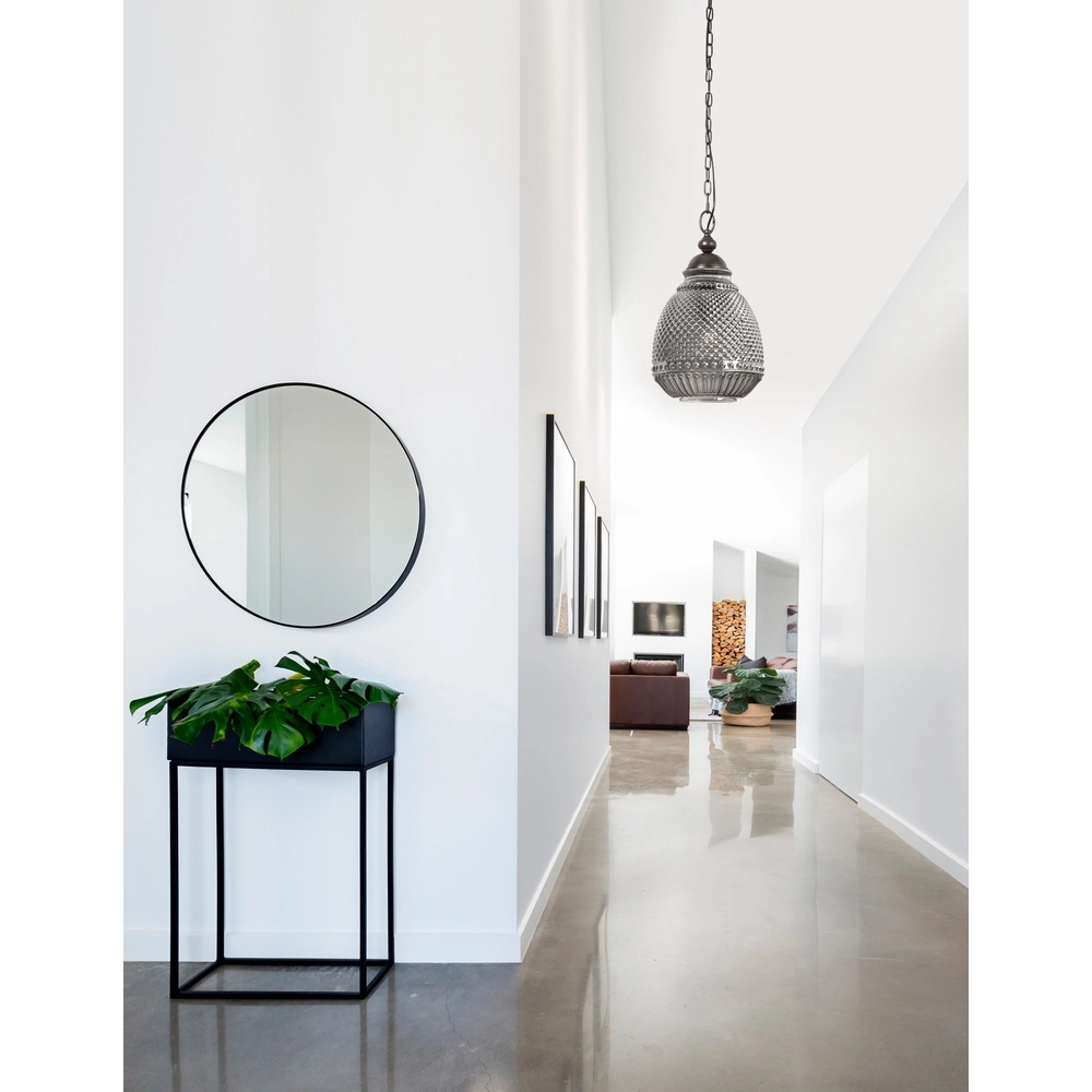 Hanglamp Toulon grijs glas