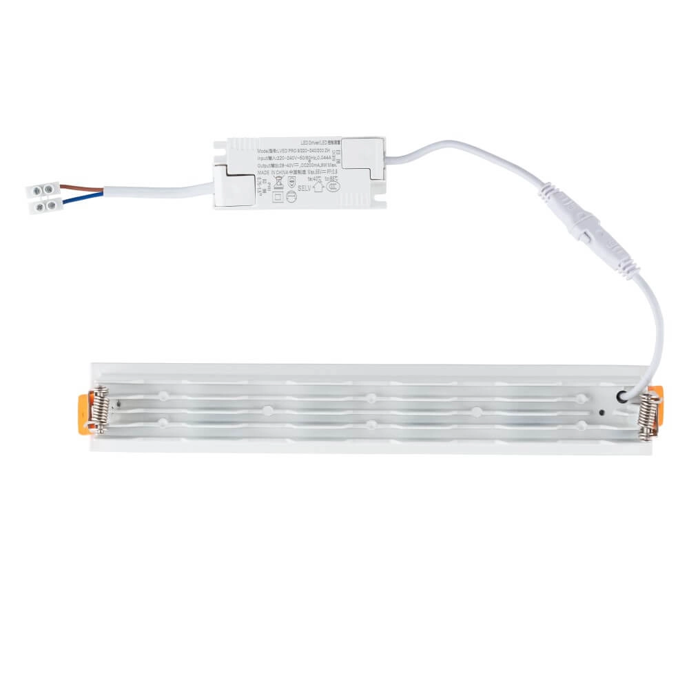 Witte inbouwspot Midi Led 10x1 leds - 3000K Lyora 5903139100458
