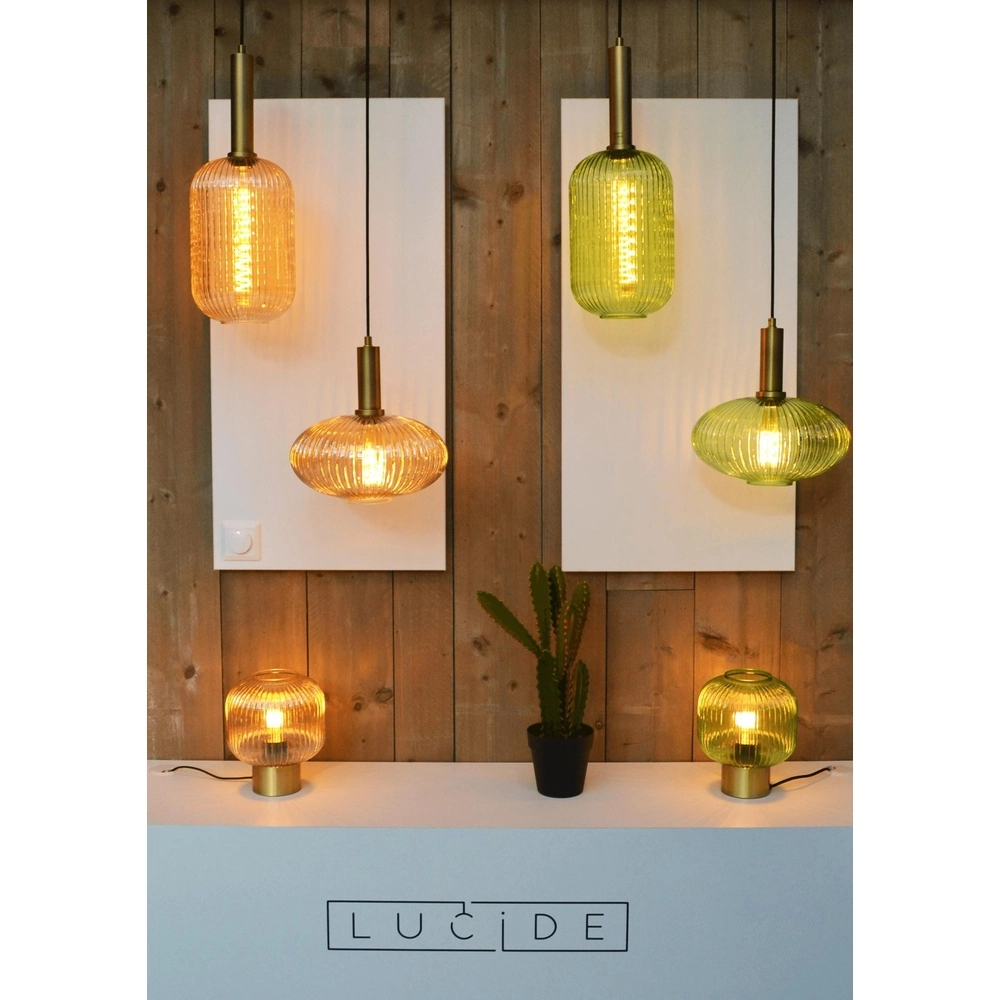Tafellamp Maloto Ø 20cm groen Lucide 5411212451248