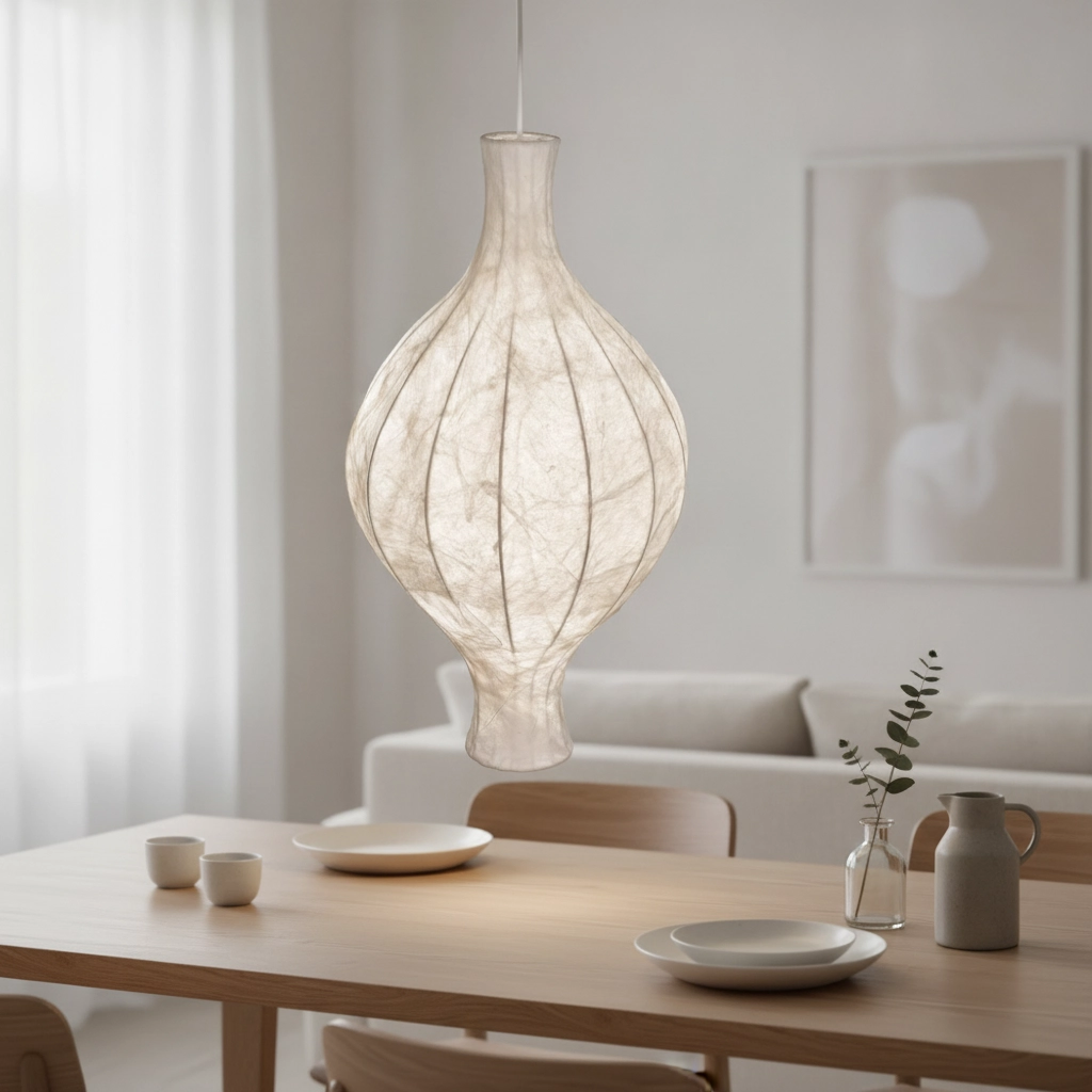 Witte hanglamp Seda Ø 35cm