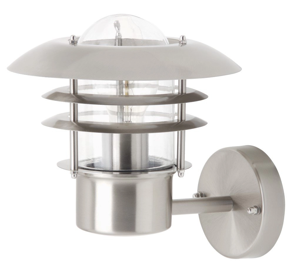 RVS muurlamp Terrence