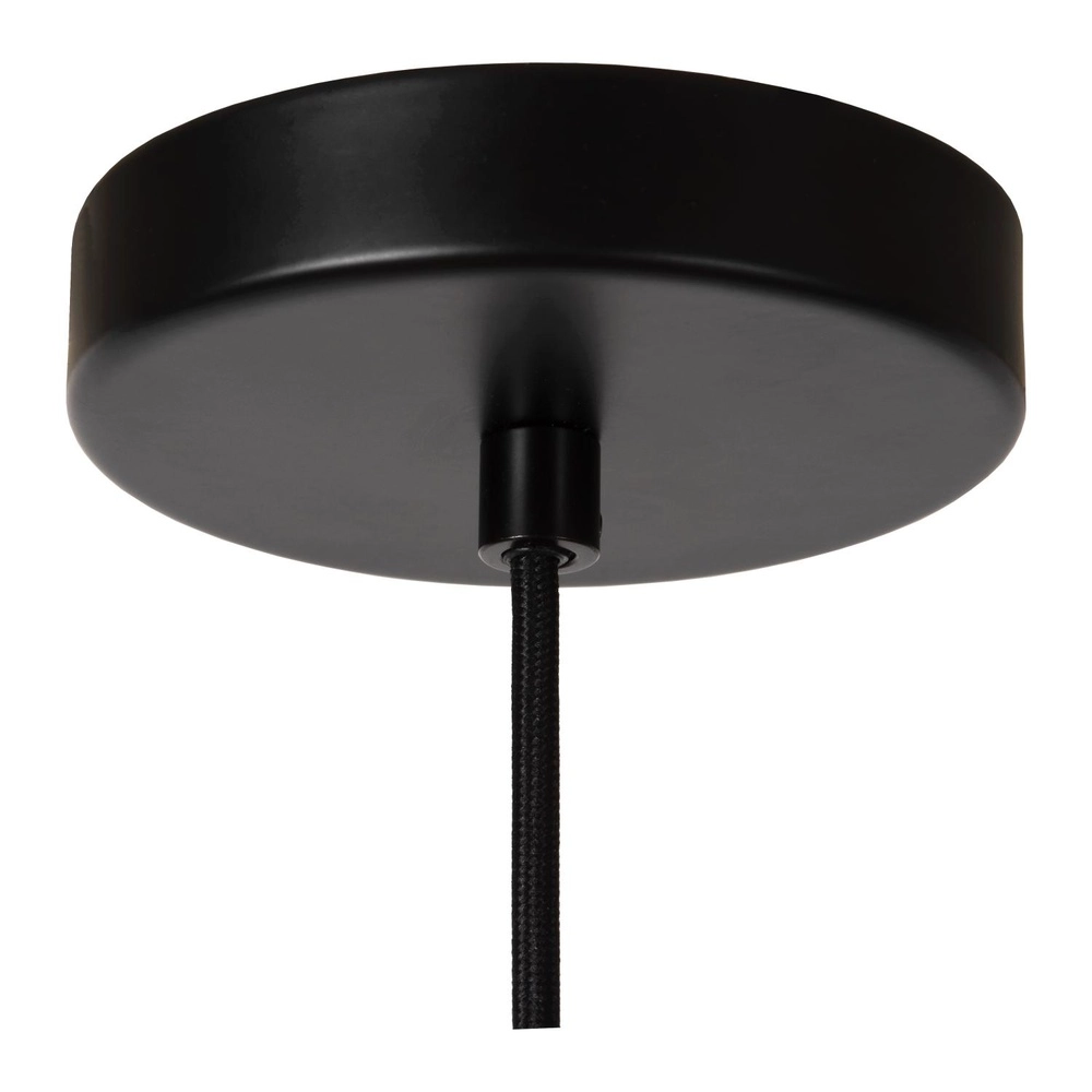 Zwarte hanglamp Eloise 1-lichts Ø 21cm Lucide 5411212452450