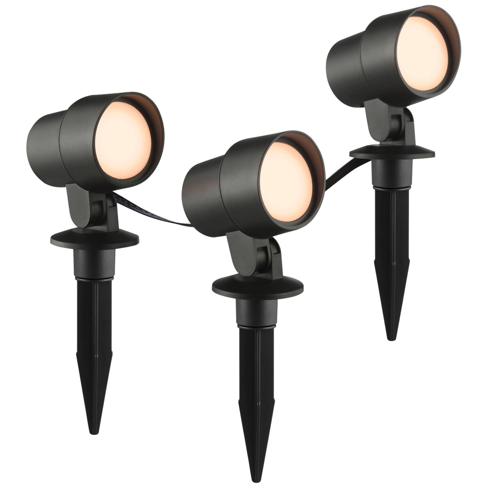 Smart prikspot set Kamara RGB - 3 stuks - met 3 meter snoer en stekker Brilliant 4004353453717