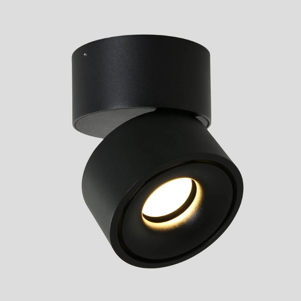 Strakke opbouwspot Fez Black zwart Steinhauer 8712746132496