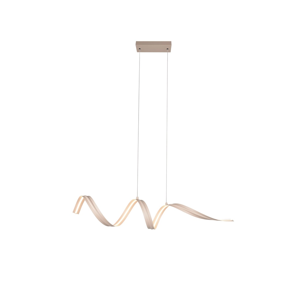 Moderne hanglamp Tivor zand bruin Trio 4017807706314