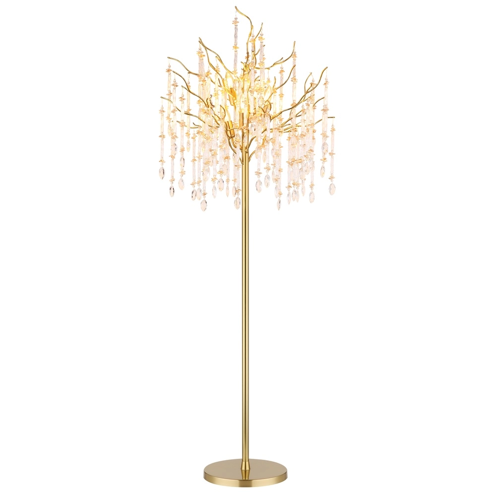Vloerlamp Gloria goud