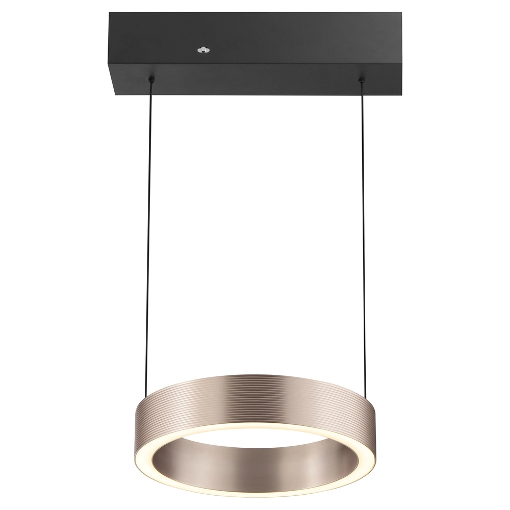 Design hanglamp Axion zwart met bruin