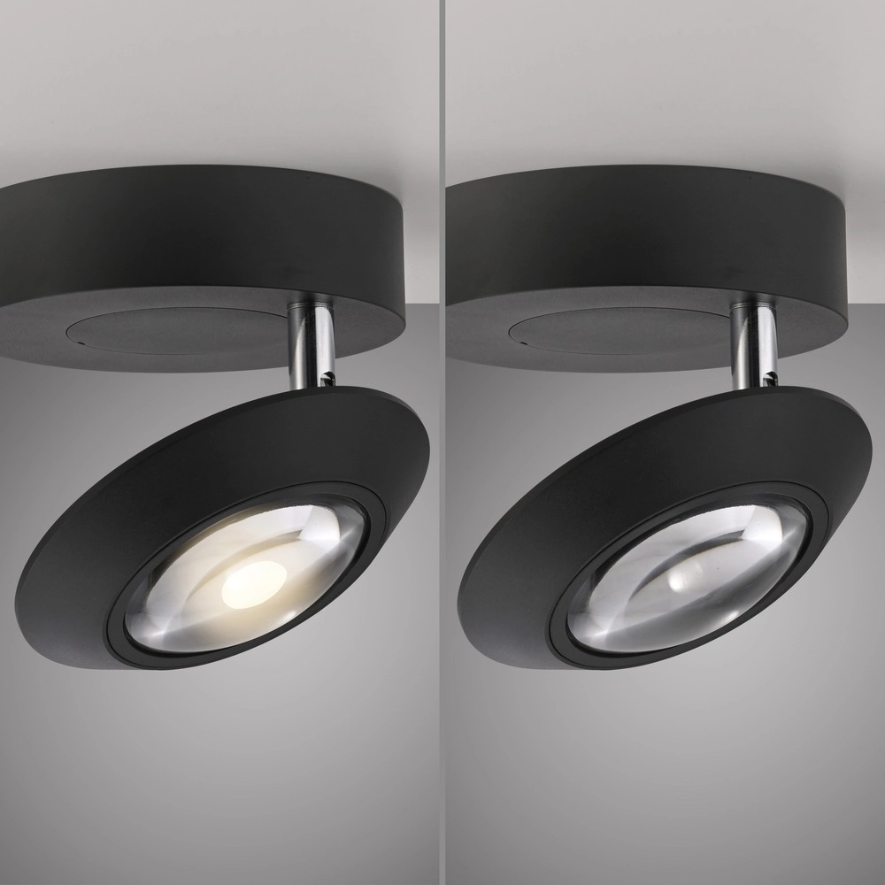Led plafondspot Pure Oculis black pearl Paul Neuhaus 4012248397053